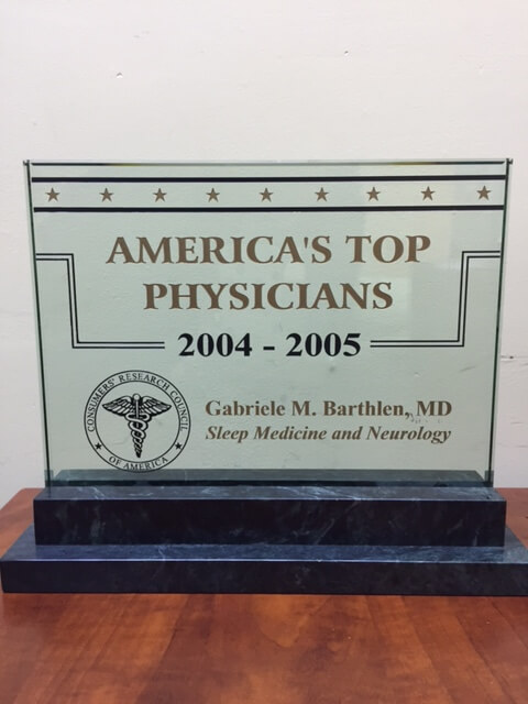 America's Top Physicians 2004-2005 - Dr. Gabriele Barthlen